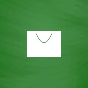 Shopping bag  - vector icon Stock Illustration