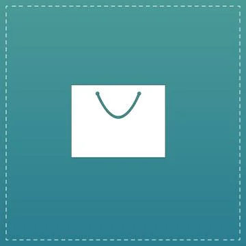 Shopping bag  - vector icon Stock Illustration