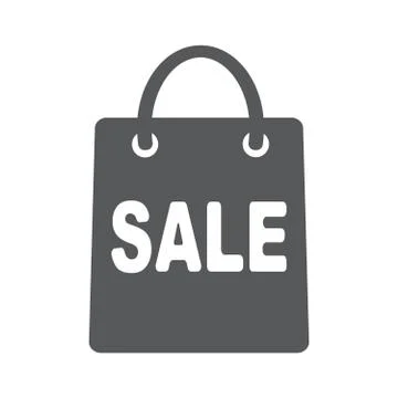 Shopping bag - vector icon Stock Illustration