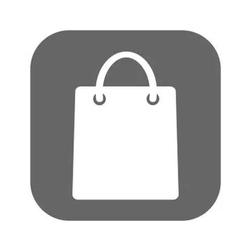 Shopping bag - vector icon Stock Illustration