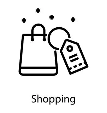 Shopping Bag Vector Stock Illustration