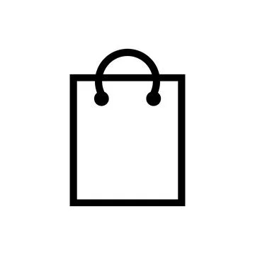 Shopping bag, vector Stock Illustration