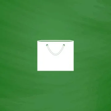 Shopping bag, vector illustration Stock Illustration