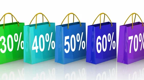 Shopping Bags Video stock 40418896