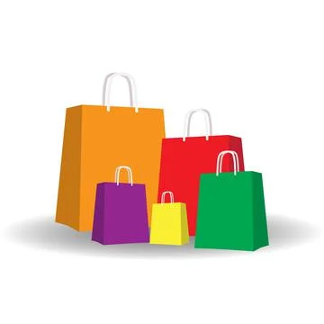 Shopping bags Stock Illustration