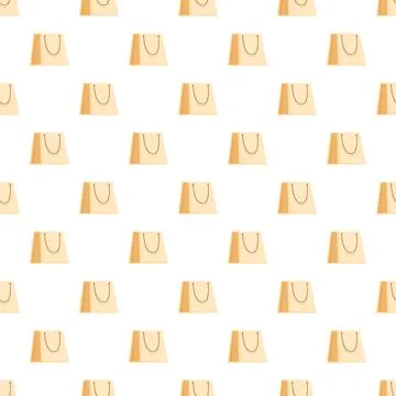 Shopping bags pattern for retail commerce background Stock Illustration