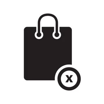 Shopping basic icon Stock Illustration