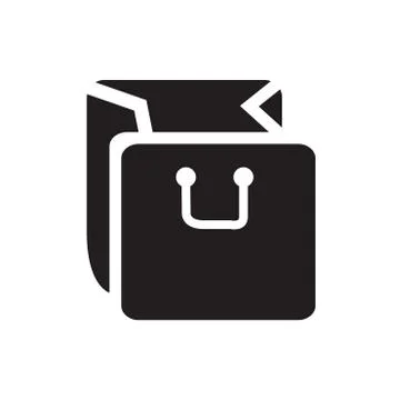 Shopping basic icon Stock Illustration