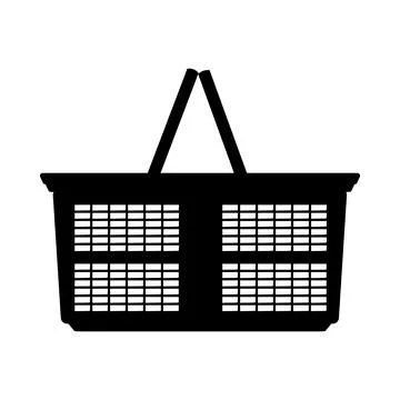 Shopping basket icon. Stock Illustration