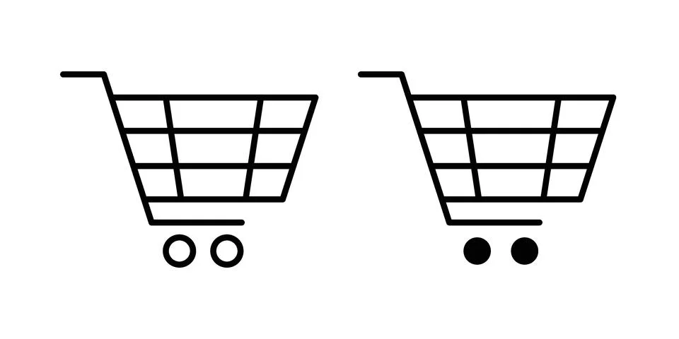 Shopping basket icon vector design illustrations 스톡 일러스트