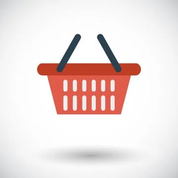 Shopping basket Illustrazione stock