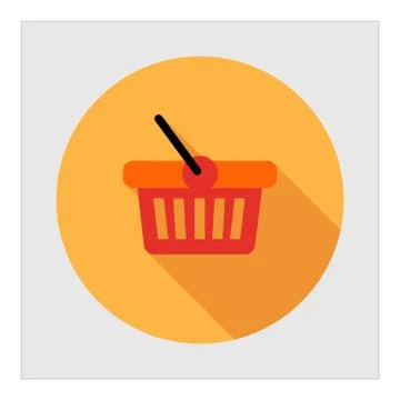 Shopping basket Stock Illustration