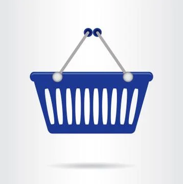 Shopping basket Stock Illustration