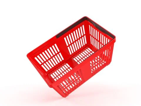 Shopping basket Ilustração Stock