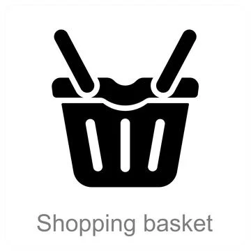 Shopping Basket Stock Illustration