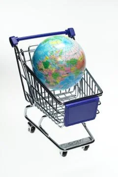 Shopping basket Stock Photos