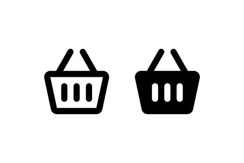 Shopping basket. Vector icon design. Stock Illustration