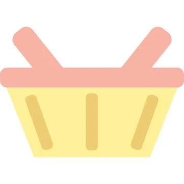 Shopping basket vector online web supermarket icon Stock Illustration