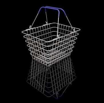 Shopping baskets Stock Illustration