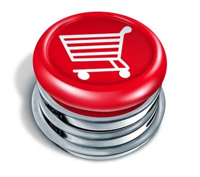 Shopping button Stock Illustration