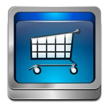 Shopping Button Stock Illustration