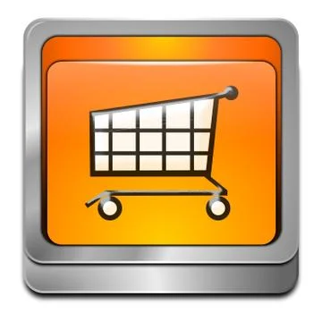Shopping Button Stock Illustration