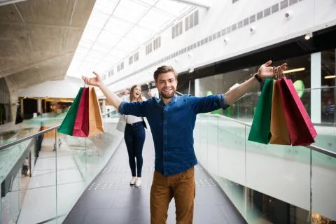Shopping can be fun Foto stock
