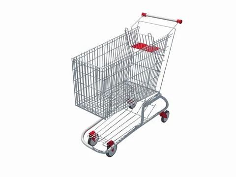Shopping cart 3D Model