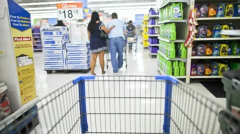 Shopping Cart Stock Footage 9300565