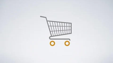 Shopping cart with gift boxes Stock Footage 103857975