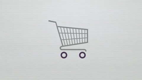 Shopping cart with gift boxes Stock Footage 103857977