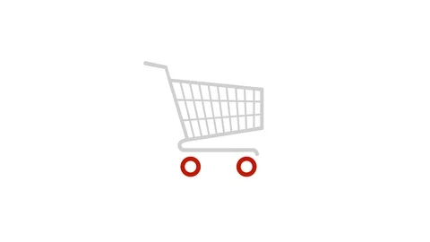 Shopping cart with gift boxes Stock Footage 103857982