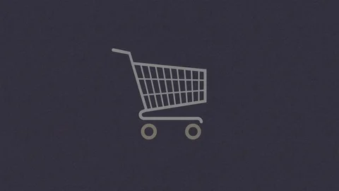 Shopping cart with  gift boxes Stock Footage 103857988