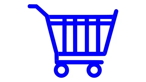 Shopping Cart Icon Animation – E-commerce UI Symbol Vidéo 309202439