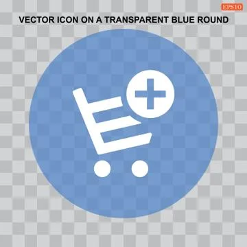 Shopping Cart Icon, Vector flat design style Stock Illustration