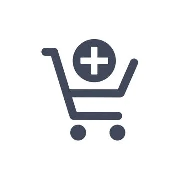 Shopping Cart Icon, Vector flat design style Stock Illustration