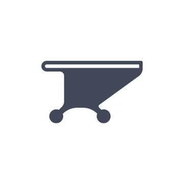 Shopping Cart Icon, Vector flat design style Stock Illustration