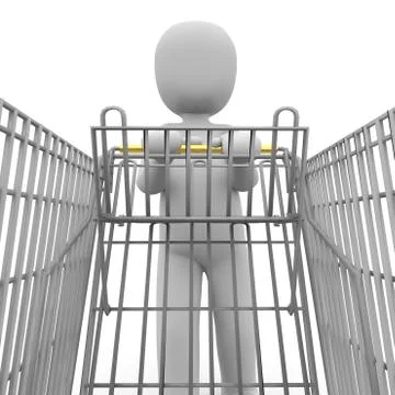 Shopping cart Stock Illustration