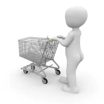 Shopping cart Illustrazione stock