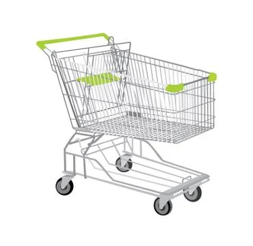 Shopping cart Stock Illustration