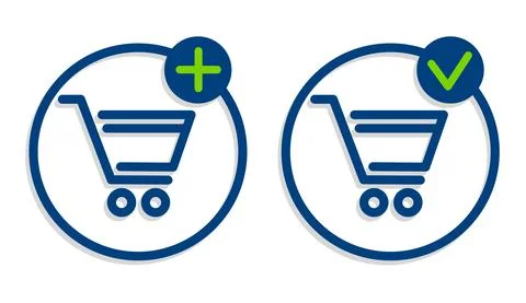 Shopping cart Stock Illustration