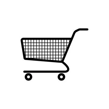 Shopping cart Stock Illustration