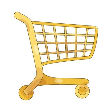 Shopping cart Stock Illustration