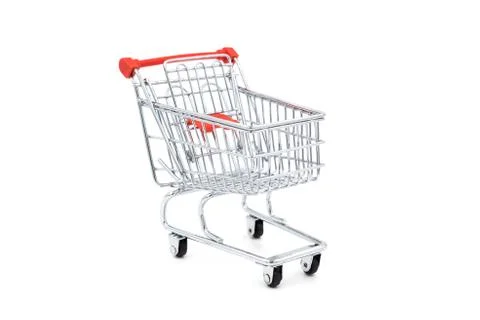 Shopping Cart Isolated Stock Photos