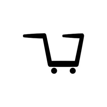 Shopping cart vector design template illustration Stock Illustration
