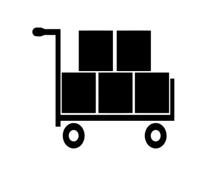 Shopping cart vector Stock Illustration
