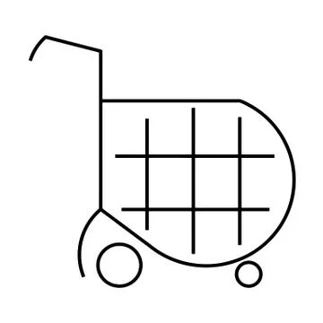 Shopping cart vector Stock Illustration