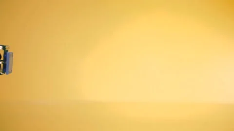 Shopping cart in which the action camera lies. Stock Footage 106420631