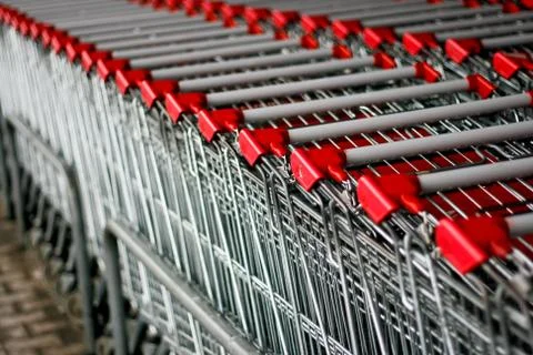 Shopping carts Stock Photos