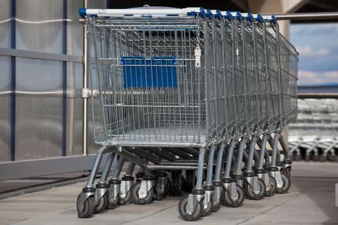 Shopping carts Stock Photos